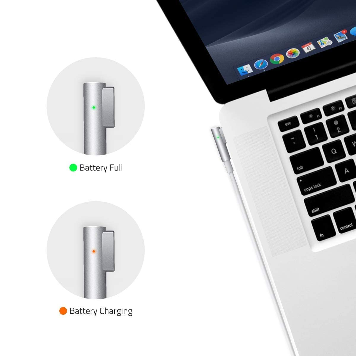 Compatible 60W Mag Safe 1 Macbook Power Adapter Charger for MacBook Pro 13" A1172, A1184 A1181 A1280