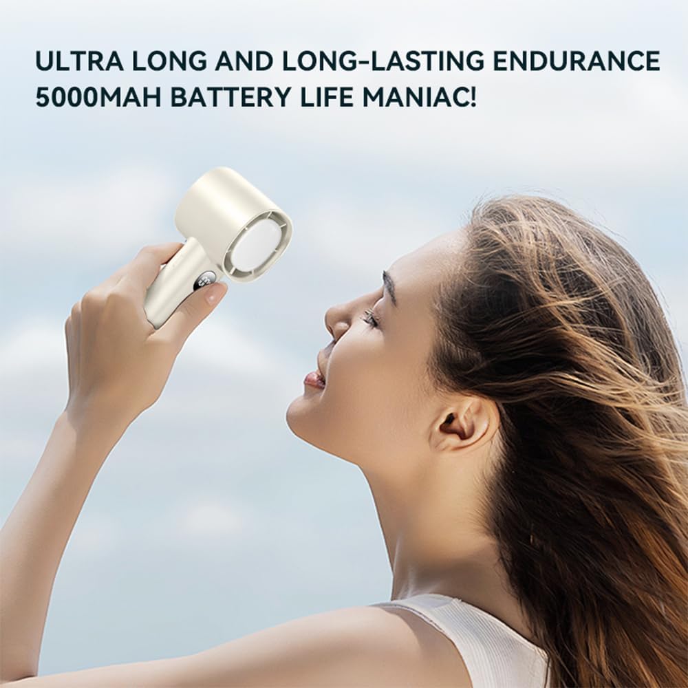 Summer Mini Ice Handy Mini Fan Cooling Portable Rechargeable Peltier Handy Small Fan Handheld Fan