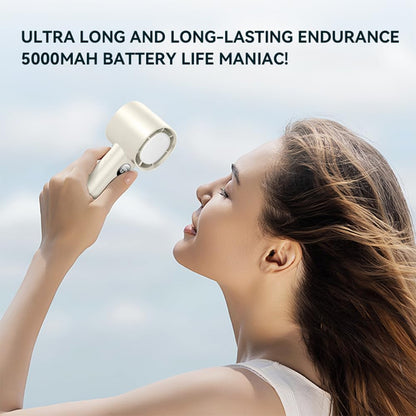 Summer Mini Ice Handy Mini Fan Cooling Portable Rechargeable Peltier Handy Small Fan Handheld Fan