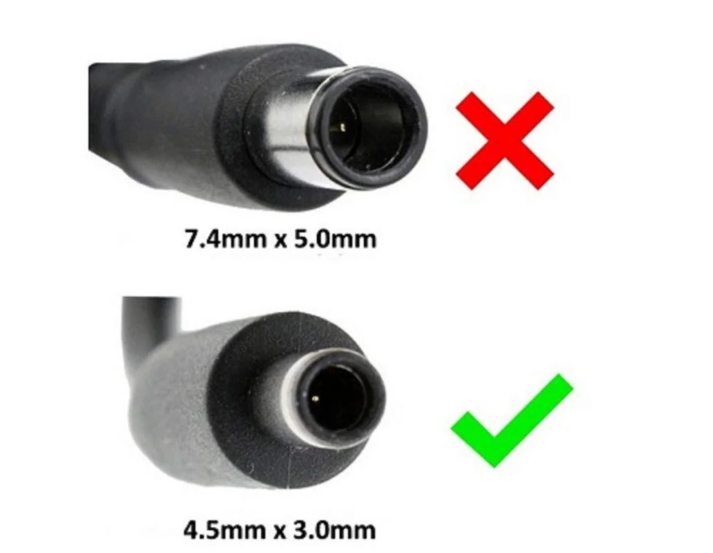 Original 65W Dell AC Laptop Charger Adapter 4.5mm Barrel Pin with 2 meter Power Cord (Copy)